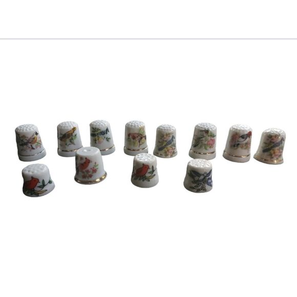 Bird Thimbles (12) - Picture 1 of 5